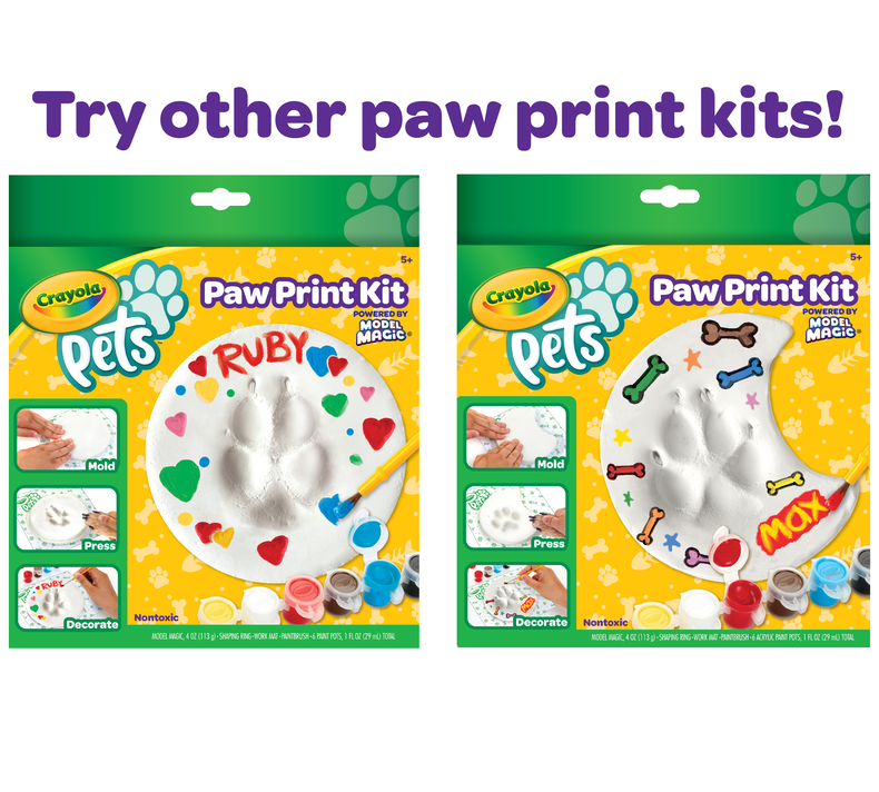 Crayola Pets Paw Print Keepsake Kit, Star
